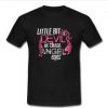 little bit of devil in these angel eyes T-shirt