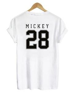 mickey 28 t shirt back