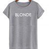 Blonde T-shirt