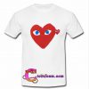 Garcon Red Heart Blue Eyes T-Shirt