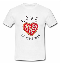 Love At First Bite Pizza T-shirt