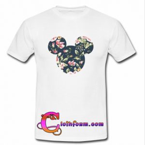 Mickey Mouse Flower t shirt