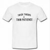 Thick Thighs x Thin Patience T-shirt