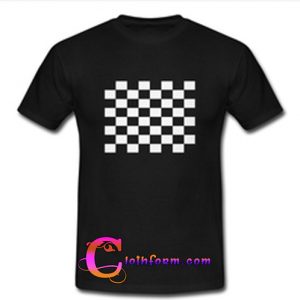 checkered T-shirt