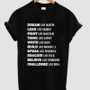 dream like martin tshirt