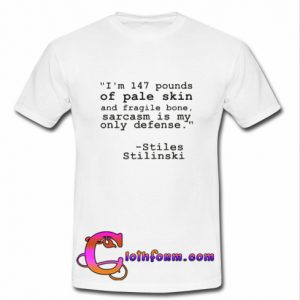 i’m 147 pounds of pale skin T-shirt