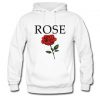 red rose flower hoodie
