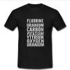 fluorine uranium carbon potassium T-shirt