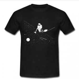 vacuuming stars T-shirt