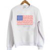 American flag sweatshirt