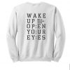 BTS Wake Up Tour Sweatshirt Back