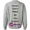 Dress Like Rachel Clean Like Monica sweatshirt back