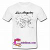 Los Angeles Map T-Shirt