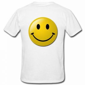 Smile face T-shirt back