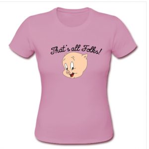 That's All Folks Porky Pig T-shirt
