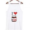 i love nutella tank top