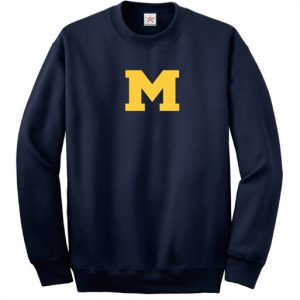 M Font sweatshirt