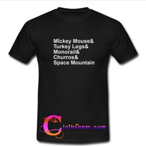 Mickey Mouse Turkey Legs Monorail T-shirt