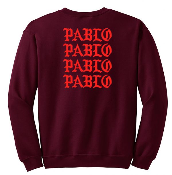 Pablo sweatshirt back