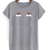 Rainbow boob T-shirt