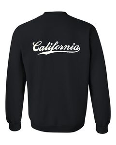 california sweatshirt back