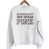 on wednesday we wear pink sweatshirt