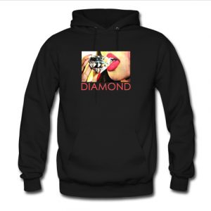 Camiseta diamond lips hoodie