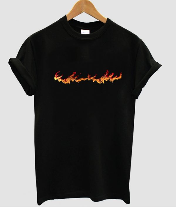 Flamin Print t shirt