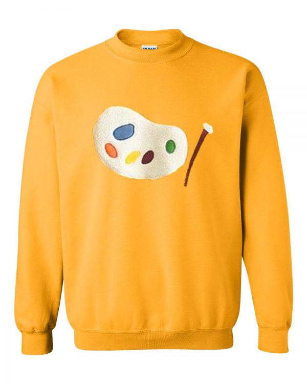 Artist Palette Print Sweatshirt