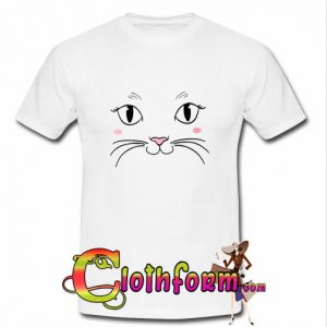 Cat Face T Shirt