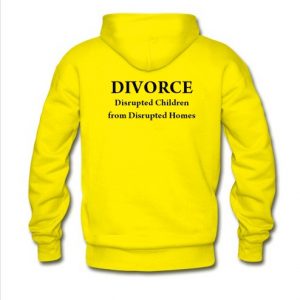 Divorce Hoodie Back