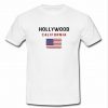 Hollywood California t shirt