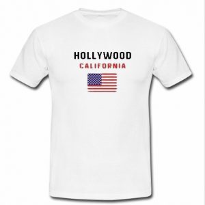 Hollywood California t shirt