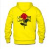 Loves Me Loves Me Not hoodie back