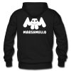 Marshmallow hoodie back
