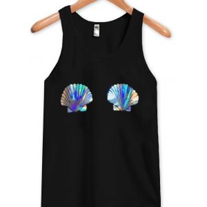 Mermaid shell Hologram Tanktop