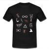 Simbolos Magicos Harry Potter T shirt