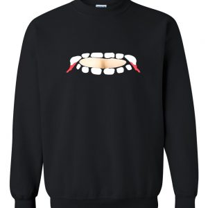 Vampire Teeth Sweatshirt