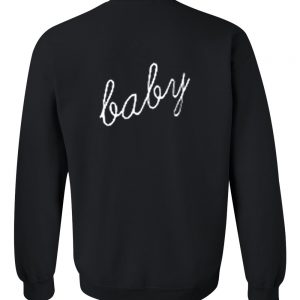 baby sweatshirt back