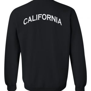 california sweatshirt back