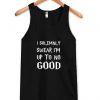 i solemnly swear i'm up to no good tanktop