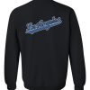 los angeles sweatshirt back