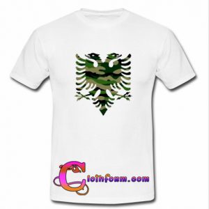 Albanian Military Flag T Shirt