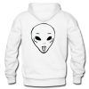 Alien Funny Face Hoodie back