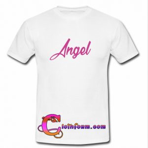 Angel Lettering T shirt