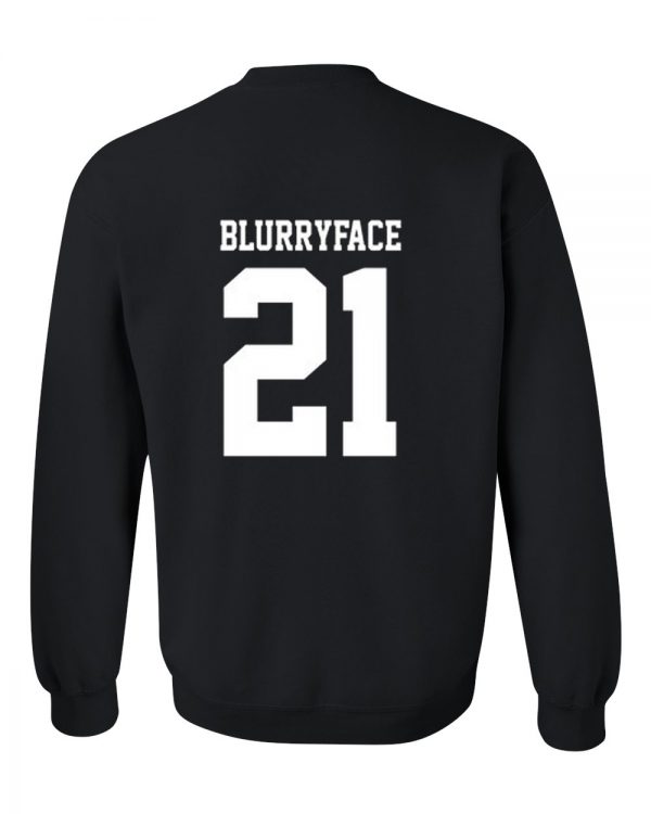 Blurryface 21 sweatshirt back