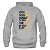 Emoji days of the weeks hoodie