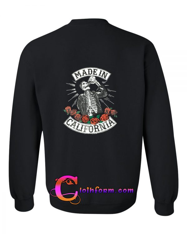 Made In California sweatshirt back