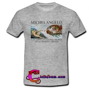 Michelangelo La Capella Sistina t shirt