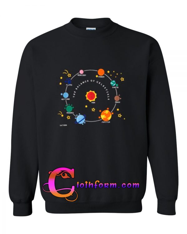 Planets Solar System Sweatshirt